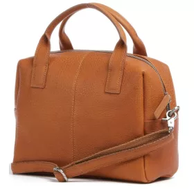    Burkely Soft Skylar malá hnedá kožená kabelka, taška cez rameno