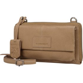    Kožený držiak na telefón Burkely Soft Skylar hnedý, bočná taška