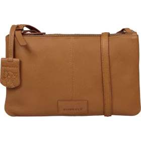    Bočná taška Burkely Soft Skylar z koňakovej kože, crossbody