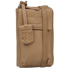    Kožený držiak na telefón Burkely Soft Skylar hnedý, peňaženka