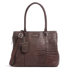    Burkely Cool Colbie koňakovo hnedá dámska kožená taška cez rameno s držiakom na notebook 13,3" 34 x 26 cm