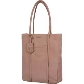   Burkely Still Selene svetlofialová nubuková dámska kožená shopperka 36 x 30 cm