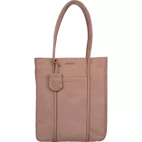   Burkely Still Selene svetlofialová nubuková dámska kožená shopperka 36 x 30 cm