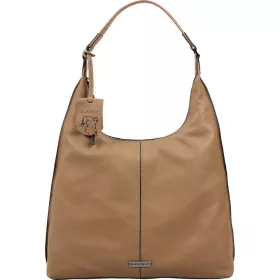    Dámska kožená kabelka cez rameno Burkely Mystic Maeve taupe