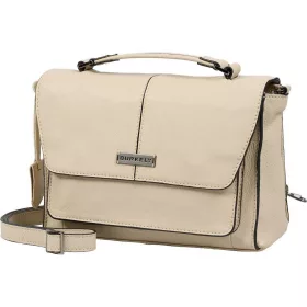    Burkely Mystic Maeve Citybag béžová dámska kožená kabelka, taška cez rameno