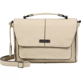    Burkely Mystic Maeve Citybag béžová dámska kožená kabelka, taška cez rameno