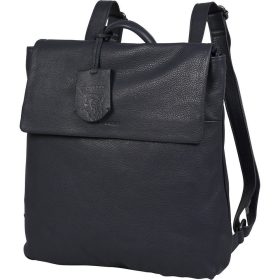    Burkely Lush Lucy tmavomodrý dámsky kožený konvertibilný batoh, taška cez rameno 32 x 30 cm