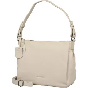    Burkely Lush Lucy sivobiela dámska kožená taška cez rameno 25 x 20 cm