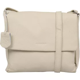    Burkely Lush Lucy sivobiela dámska kožená bočná kabelka crossbody 25 x 20 cm