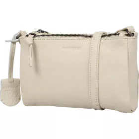    Burkely Lush Lucy sivobiela dámska kožená mini taška cez rameno, crossbody 22 x 14 cm