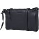  Burkely Lush Lucy tmavomodrá dámska kožená mini kabelka cez rameno crossbody 22 x 14 cm