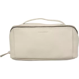    Burkely Lush Lucy sivobiela kožená toaletná taška 26 x 13 cm