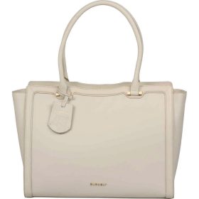    Burkely Beloved Bailey Off White dámska kožená taška na notebook cez rameno 14"