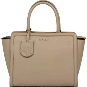    Burkely Beloved Bailey béžová dámska kožená taška cez rameno 30 x 24,5 cm