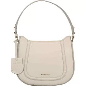    Burkely Beloved Bailey sivobiela dámska kožená taška cez rameno 27 x 21 cm