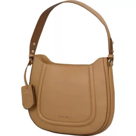    Burkely Beloved Bailey svetlá koňaková dámska kožená taška cez rameno 27 x 21 cm
