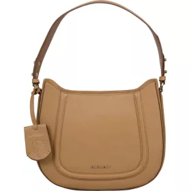    Burkely Beloved Bailey svetlá koňaková dámska kožená taška cez rameno 27 x 21 cm