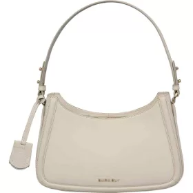    Burkely Beloved Bailey sivobiela dámska kožená taška cez rameno 28 x 15 cm
