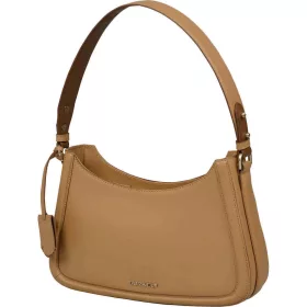    Burkely Beloved Bailey svetlá koňaková dámska kožená taška cez rameno 28 x 15 cm