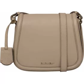    Kožená dámska taška cez rameno Burkely Edgy Eden X-Over hnedá, crossbody