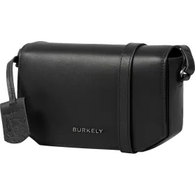    Čierna dámska bočná kožená kabelka Burkely Nocturnal, crossbody