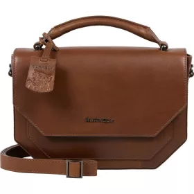    Hnedá dámska kožená bočná kabelka Burkely Nocturnal, crossbody