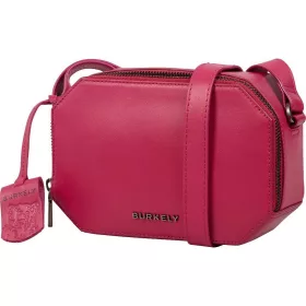    Kožená bočná kabelka Burkely Nocturnal magenta, crossbody