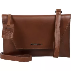    Hnedá dámska kožená kabelka na obálky Burkely Nocturnal, crossbody
