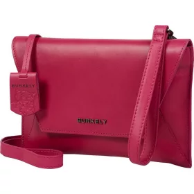    Dámska kožená kabelka na obálky Burkely Nocturnal magenta, crossbody