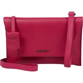    Dámska kožená kabelka na obálky Burkely Nocturnal magenta, crossbody