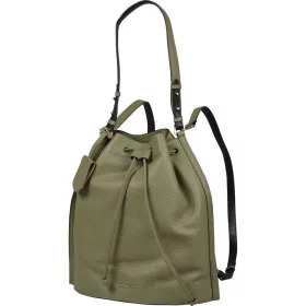    Burkely Keen Keira zelená dámska kožená taška cez rameno, ruksak