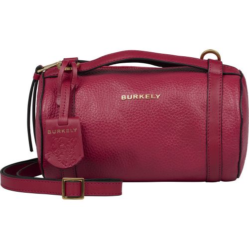  Burkely Keen Keira purpurová dámska kožená kabelka, taška cez rameno