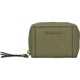    Burkely Keen Keira zelená, dámska kožená peňaženka s RFID ochranou