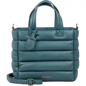  Olivovozelená dámska kožená taška Burkely Drowsy
