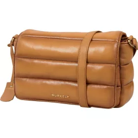    Dámska kožená taška cez rameno Burkely Drowsy cognac bara