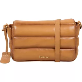    Dámska kožená taška cez rameno Burkely Drowsy cognac bara