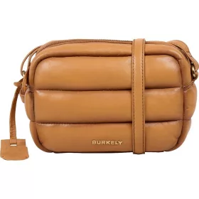    Dámska kožená taška cez rameno Burkely Drowsy cognac bara