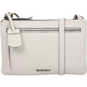    Burkely Rock Ruby sivobiela dámska kožená bočná kabelka crossbody