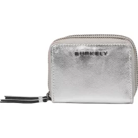   Kožená peňaženka Burkely Rock Ruby striebornej farby s RFID ochranou