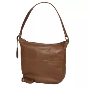  Dámska kožená taška cez rameno Burkely Soul Sam zelená