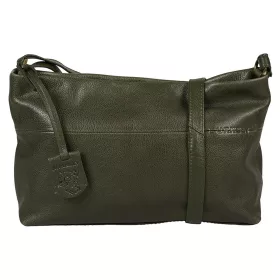    Hnedá dámska kožená bočná kabelka Burkely Nocturnal, crossbody