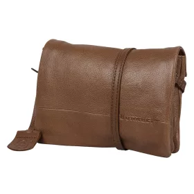   Burkely Antique Avery hnedá kožená dámska taška cez rameno, bočná taška