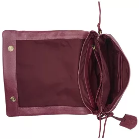    Burkely Antique Avery hnedá kožená dámska taška cez rameno, bočná taška