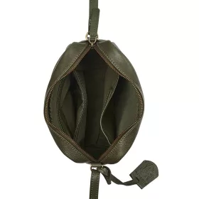    Burkely Antique Avery hnedá kožená dámska taška cez rameno, bočná taška