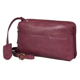    Kožený držiak na telefón Burkely Soft Skylar hnedý, peňaženka