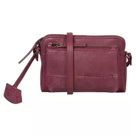    Burkely Antique Avery hnedá kožená dámska taška cez rameno, bočná taška