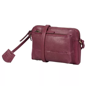    Burkely Antique Avery hnedá kožená dámska taška cez rameno, bočná taška