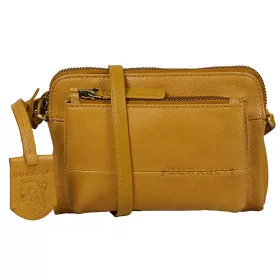    Burkely Antique Avery hnedá kožená dámska taška cez rameno, bočná taška