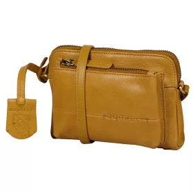    Burkely Antique Avery hnedá kožená dámska taška cez rameno, bočná taška