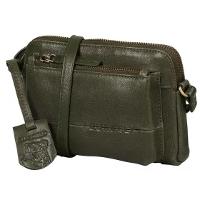    Burkely Antique Avery hnedá kožená dámska taška cez rameno, bočná taška